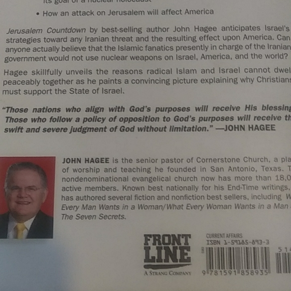 John Hagee book plus 2 free books - Picture 3 of 8